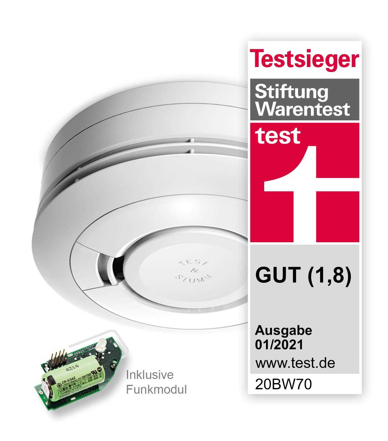Ei Electronics Ei650RF Funkrauchmelder 5er Set: Testsieger Stiftung Warentest mit funkvernetzbaren Rauchwarnmeldern und Funkmodul Mesch Shop Ei Electronics Ei650RF Funkrauchmelder 5er Set: Testsieger Stiftung Warentest mit funkvernetzbaren Rauchwarnmeldern und Funkmodul Mesch Shop